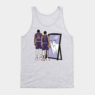 Kevin Durant and Devin Booker Mirror GOATs Tank Top